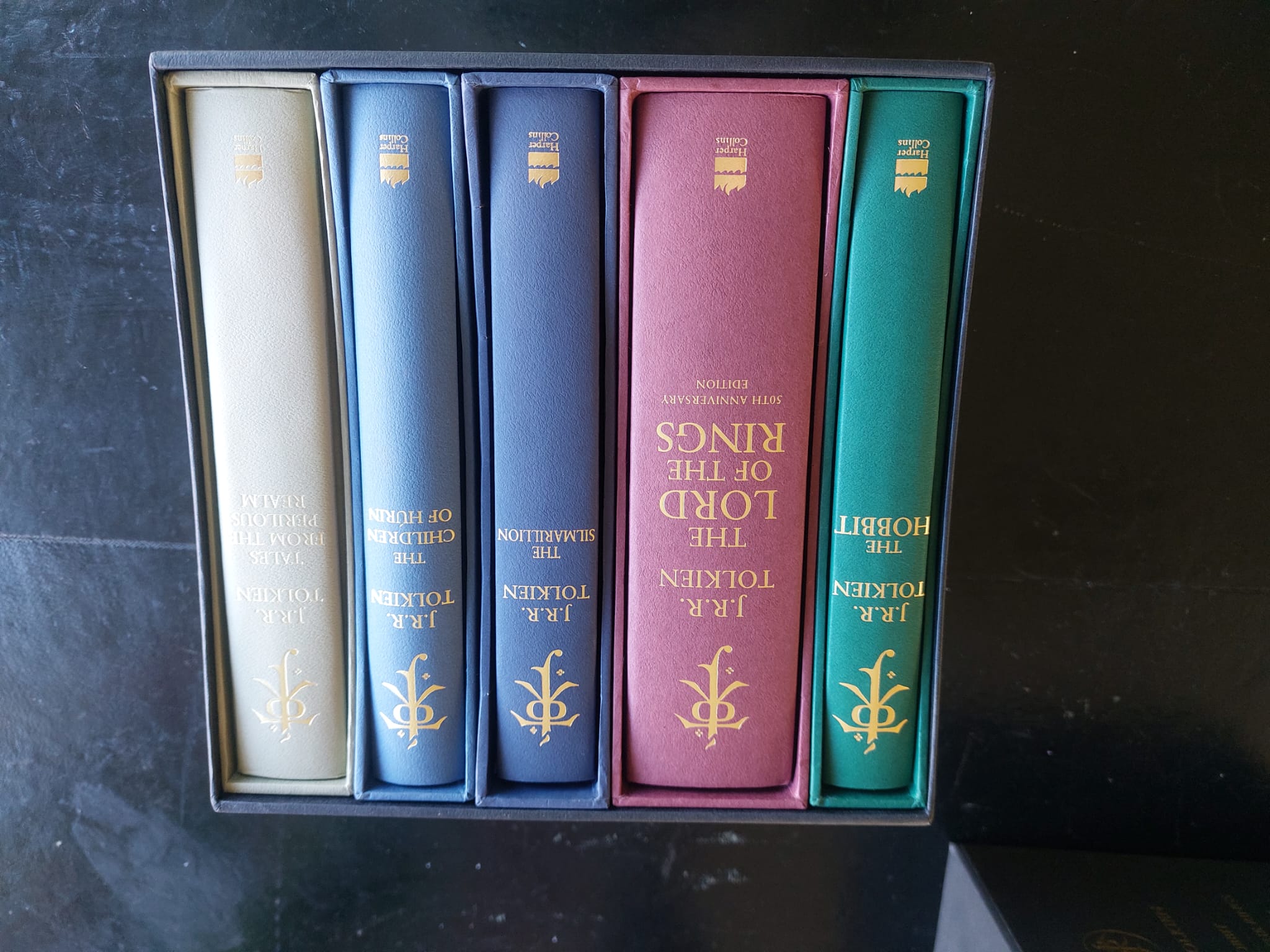 The J.R.R. Tolkien 5-volume Deluxe Collection in publishers slipcase