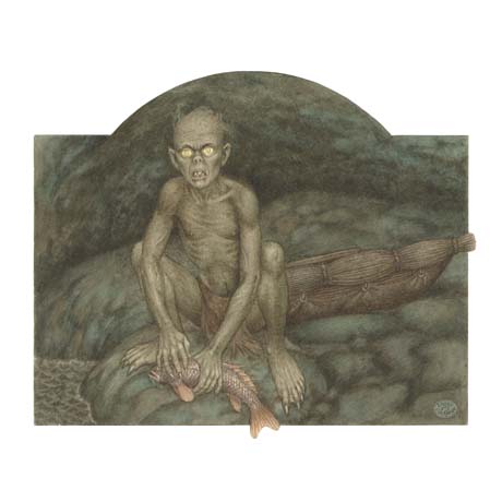 Gollum by Inger Edelfeldt, signed print