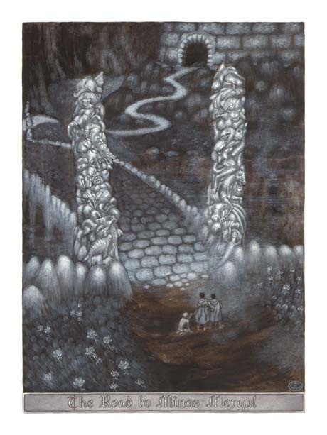 The Road to Minas Morgul by Inger Edelfeldt, signed print