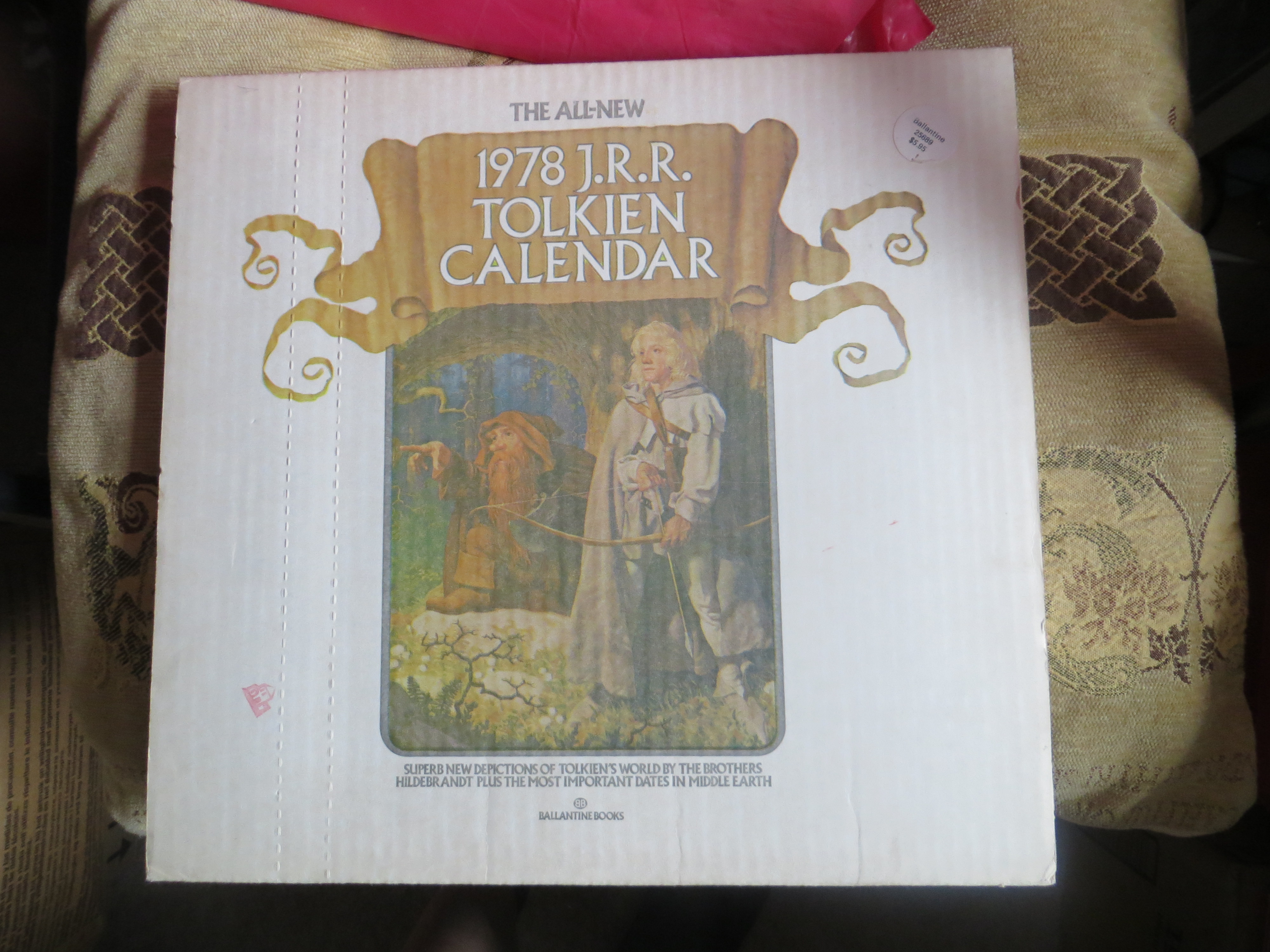 1978 J.R.R. Tolkien Calendar - Illustrated by the Brothers Hildebrandt