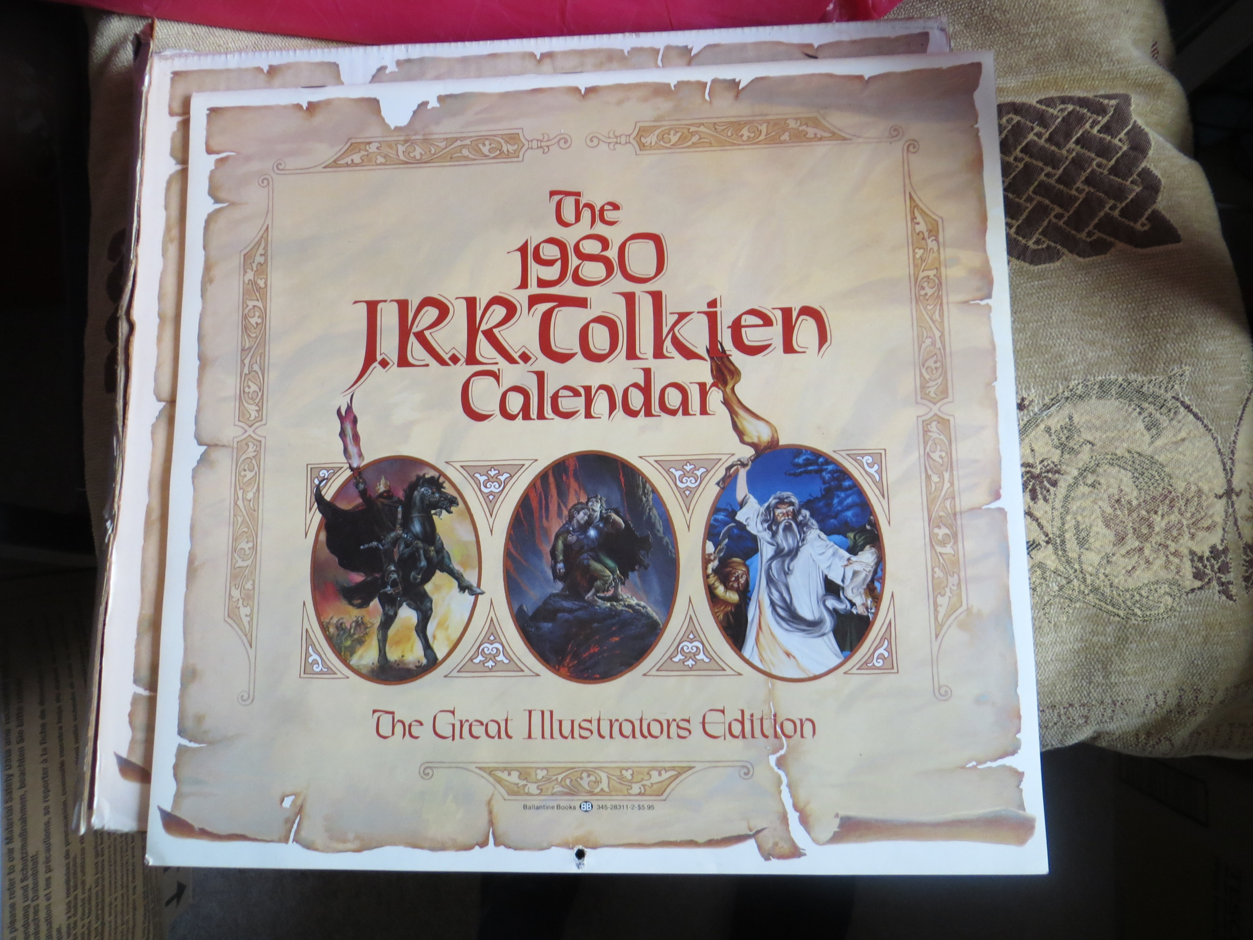 The 1980 J.R.R. Tolkien Calendar - Great Illustrators Edition | Featuring Art of Middle-earth