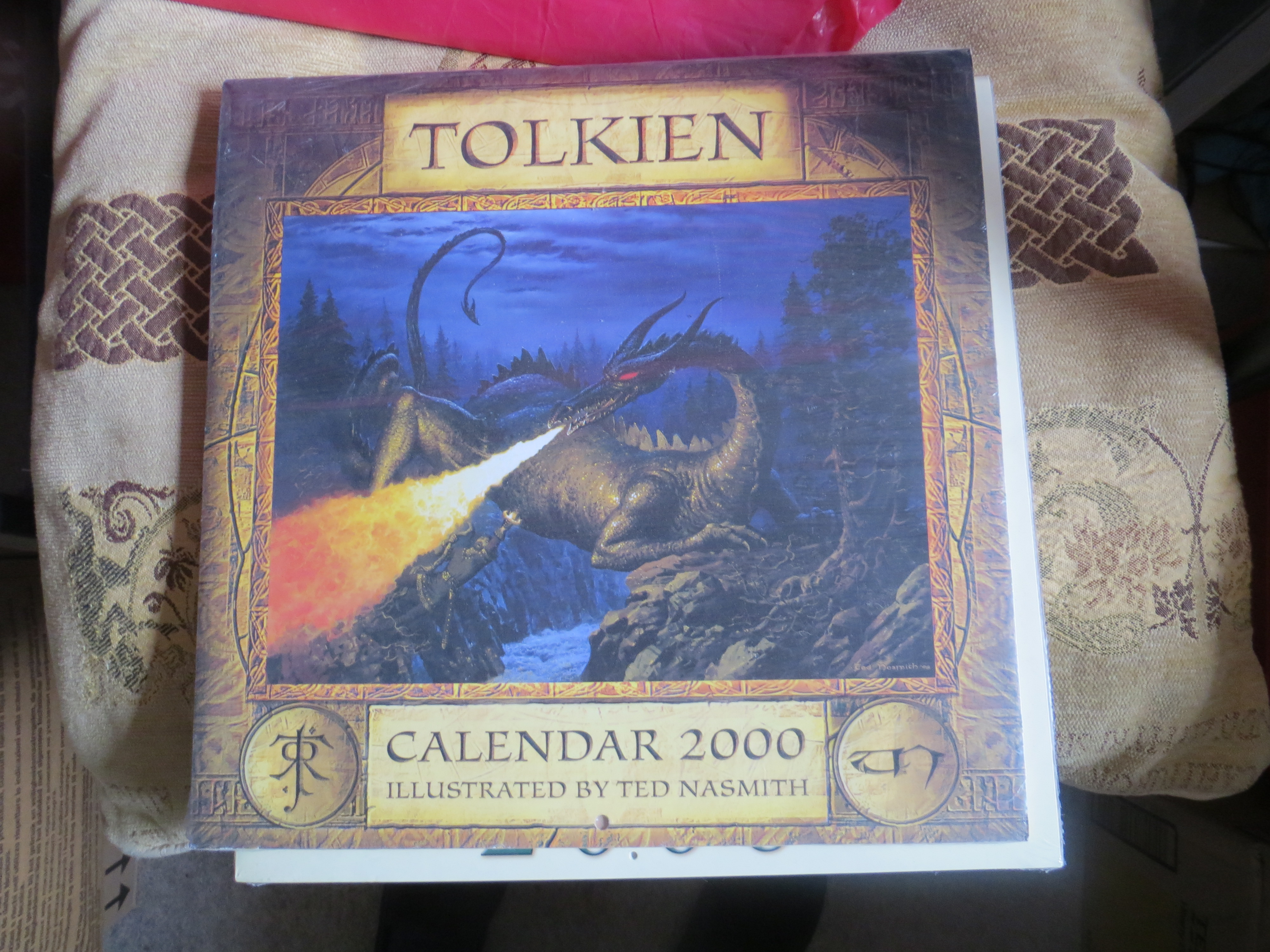 2000 Tolkien Calendar - Illustrated by Ted Nasmith - Sealed with Poster