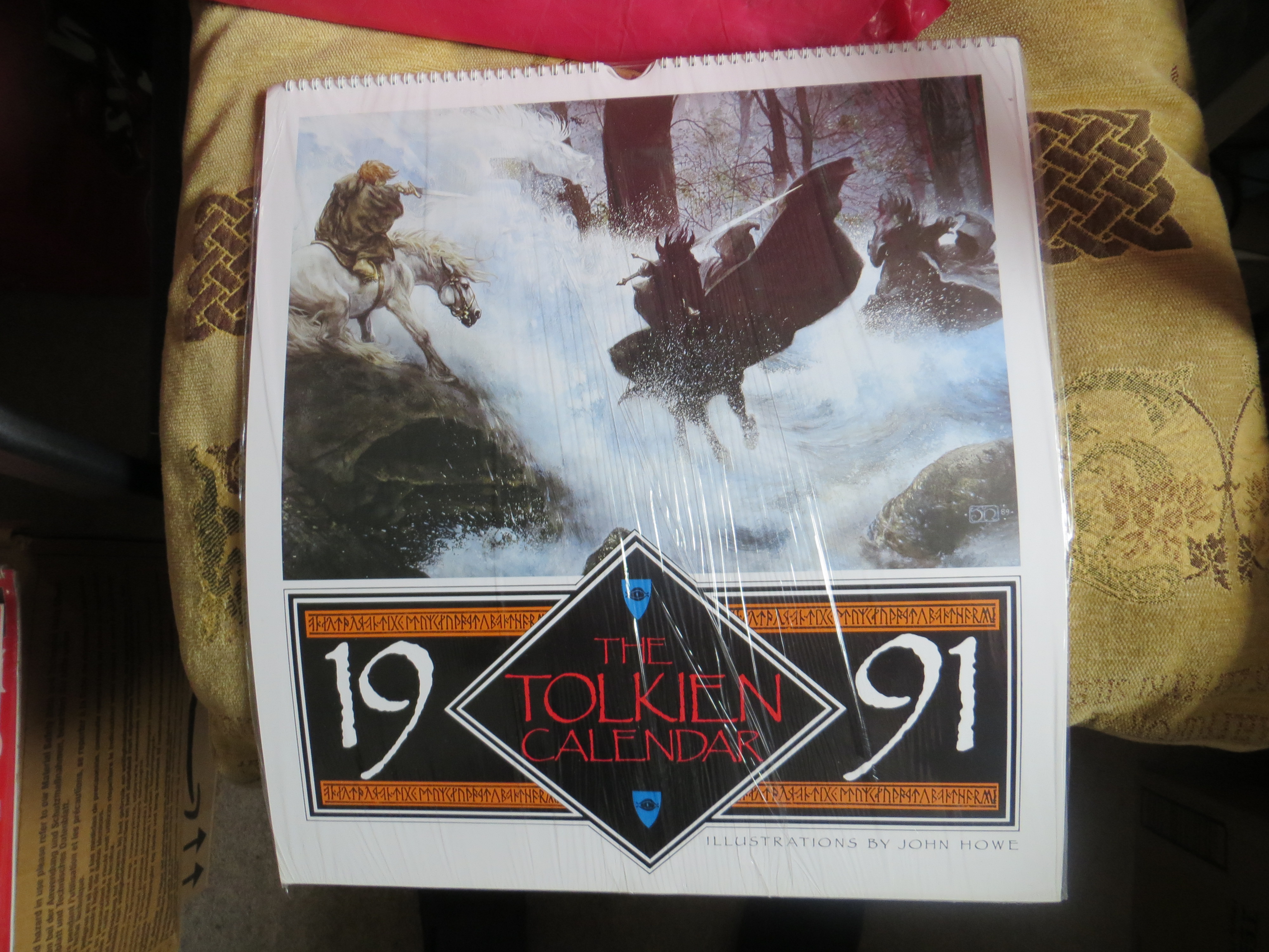 1991 J.R.R. Tolkien Calendar - Illustrated by John Howe