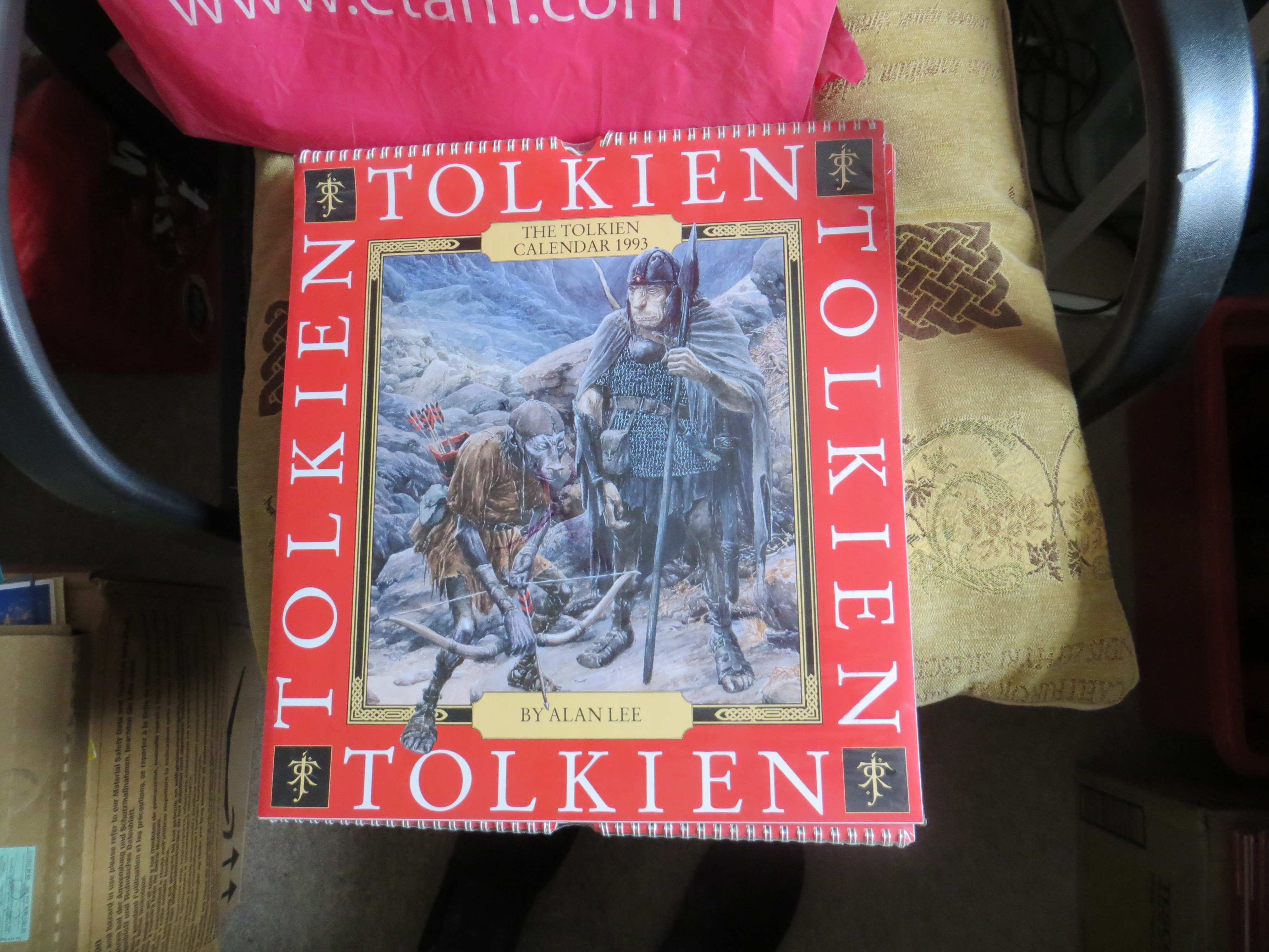 Tolkien Calendar 1993 by Alan Lee – Illustrations from The Lord of the Rings